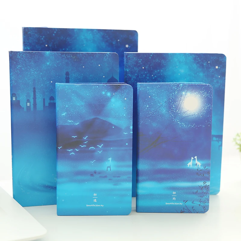 Красивая большая записная книжка 1 шт. в твердой обложке творческий дневник 96