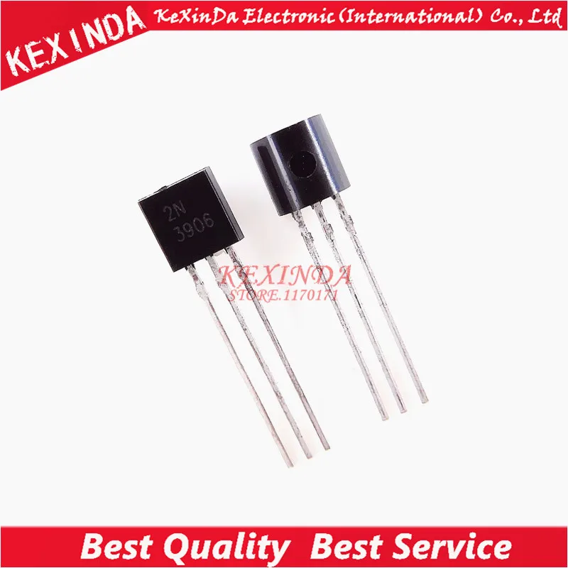 2N3906 3906 0.2A 40V транзистор общего назначения TO 92 новый оригинальный 100