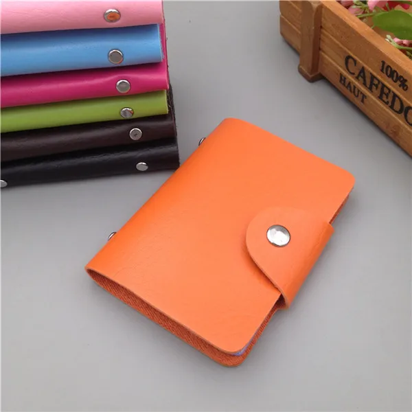 Orange YC001 BISI GORO, новинка, кредитный держатель для карт, 12 бит, функциональный кошелек для карт, Повседневный, высокое качество, чехол для карт для мужчин и женщин, на застежке, посылка - Цвет: Orange YC001