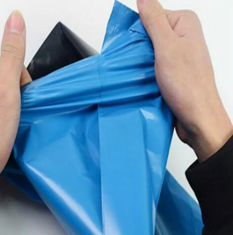 Пакет для почтовых отправлений голубой 38*52 см|envelopes plastic|envelope blueenvelope mail |