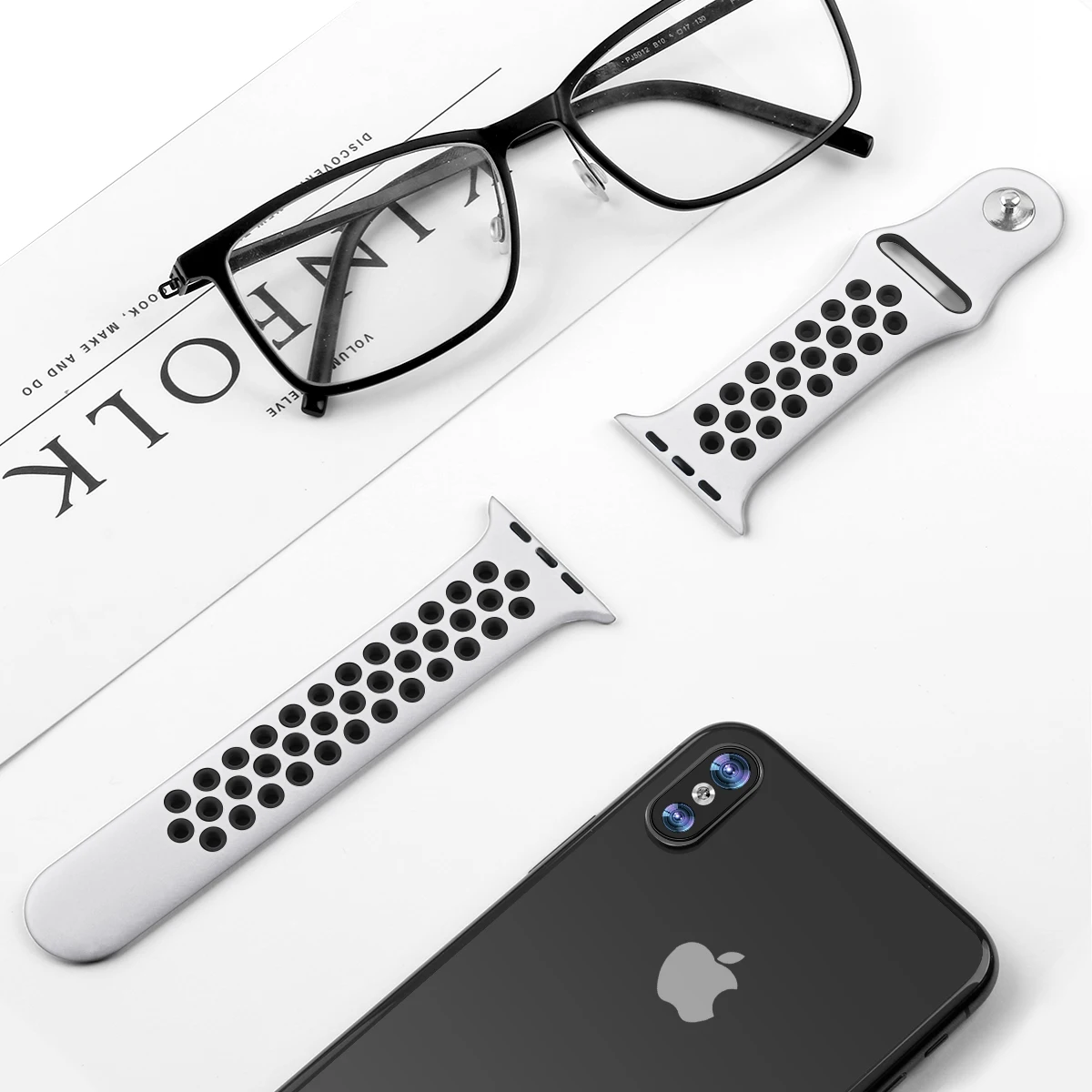 Спортивный ремешок для наручных часов Apple Watch 38 мм 40 мм 42 44 мм браслет для наручных часов Apple Watch, ремешок Ремешок для наручных часов iWatch серии 4/3/2/1 81010