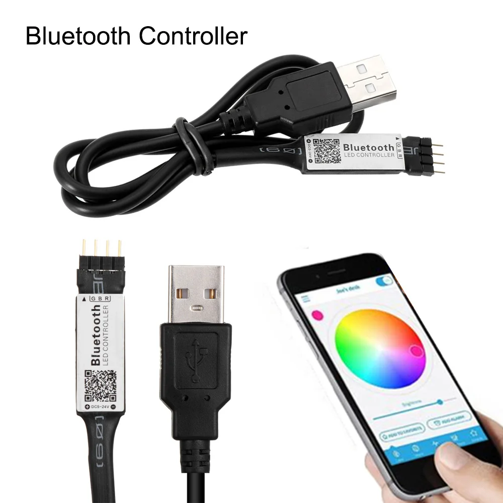 1 шт. Светодиодная лента для подсветки экрасветильник телевизора USB 3528 5050 5 в