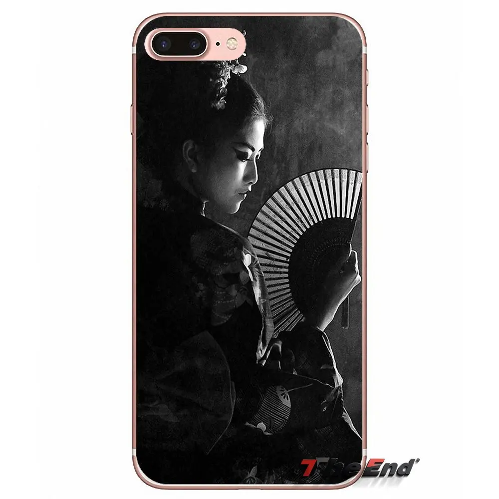 Чехол Maiko Henshin japanese Geisha girl для Huawei G7 G8 Ascend P7 P8 P9 Lite Honor 4C 5X 5C 6X Mate 7 8 9 Y3 Y5 II Pro|case for huawei