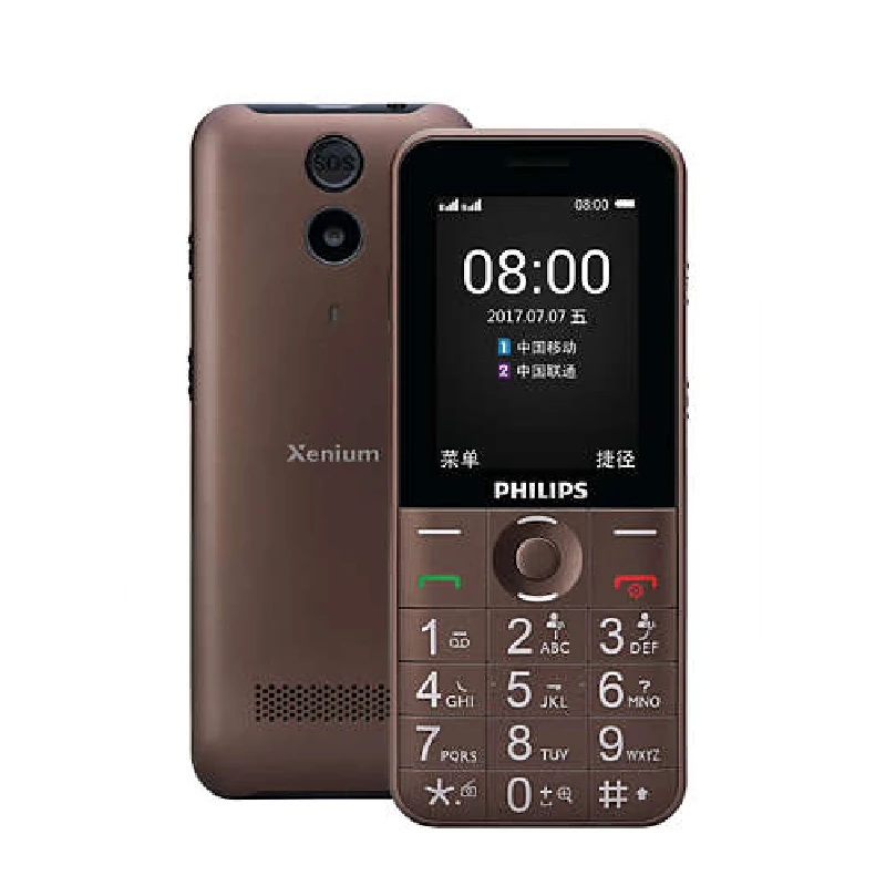 Оригинал Philips E331 MTK 2 4 дюйма 1600 мАч батарея 32 Мб ОЗУ ПЗУ одна камера Поддержка FM