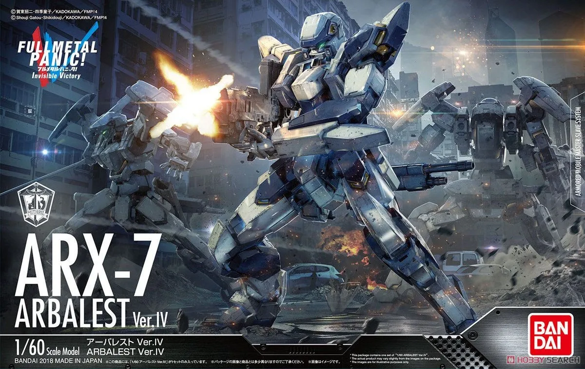 Bandai Подлинная невидимая Виктория 1/60 полностью Металлическая PANIC ARBALEST VER. IV Сборная модель наборы фигурки пластмассовые игрушечные модели