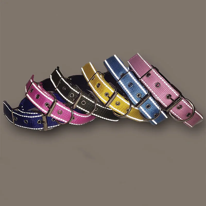 Регулируемый ошейник для собак светоотражающие ошейники с поролоновой