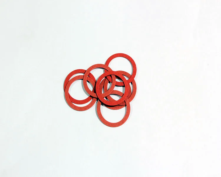 

100x Red Steel Paper Flat Washer Insulating Fiber Spacers Gasket Pad Meson Shim ID 4mm 4.2mm 4.3mm 4.5mm 4.6mm 4.7mm 4.8mm ROHS