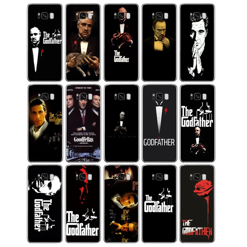 DREAMFOX N038 Godfather Soft TPU Silicone Cover For Samsung Galaxy Note S 3 4 5 6 7 8 9 Edge Plus Grand Prime Case |