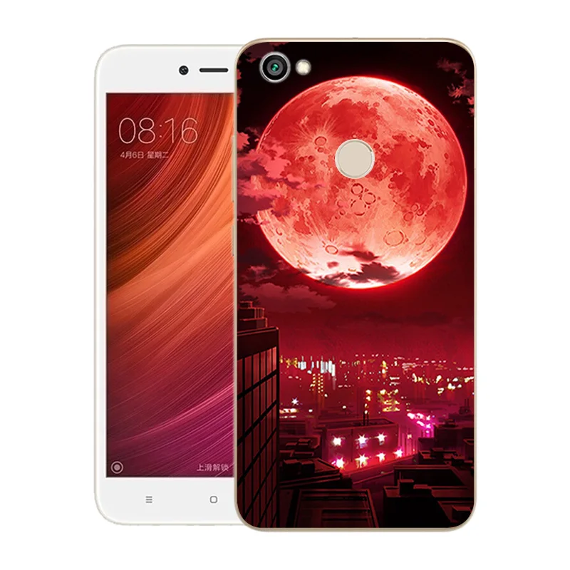 Чехол из ТПУ для Xiaomi Redmi Note 5A Prime мягкий силиконовый чехол с принтом тока телефона