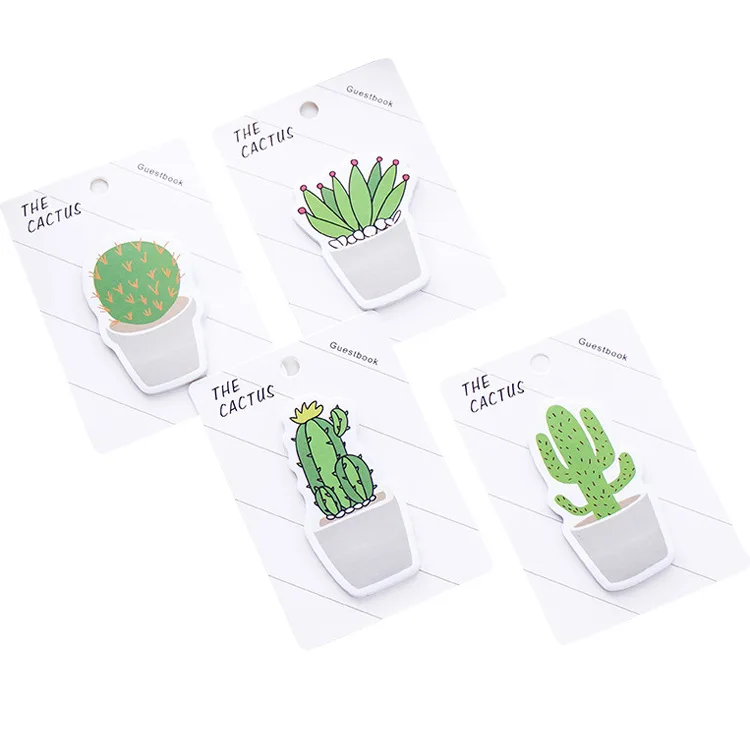 30 страниц/упаковка свежий кактус Love memo pad Sticky Notes Memo notebook канцелярские принадлежности Papelaria Escolar школьные принадлежности