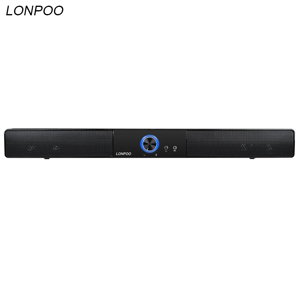 LONPOO новейший Bluetooth динамик Портативный Саундбар звуковая панель HIFI для