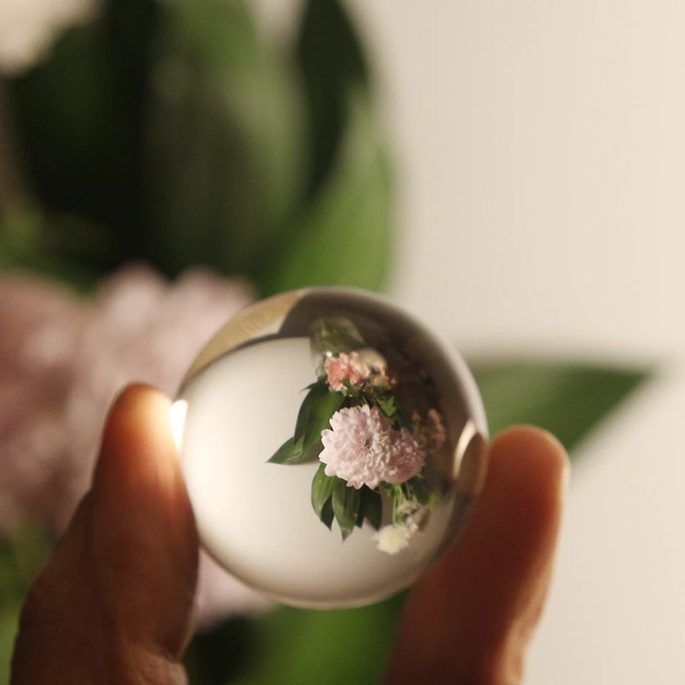 Редкий стеклянный шар натуральная Волшебная исцеляющая Хрустальная Сфера