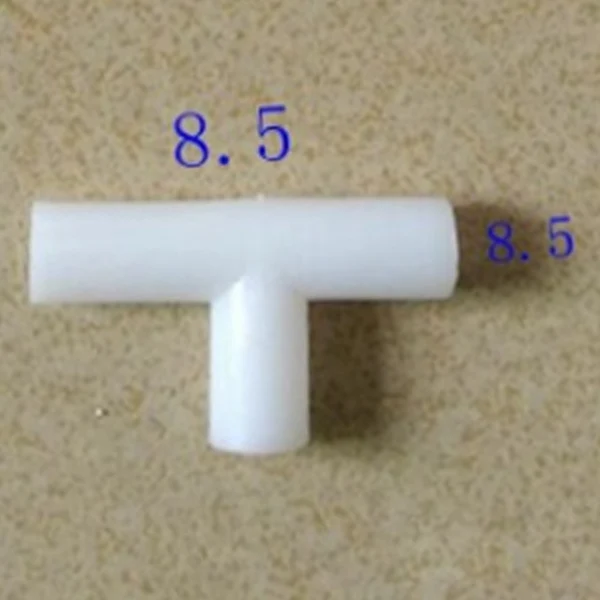 8.5mm T shape Малый размер соединитель шкаф фитинги DIY вечерние принадлежности, игровая комната/домашнее животное поддержка, детское шарнирное соединение для палаток 20 шт./лот - Цвет: 8.5mm T shape