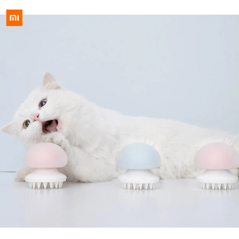Xiaomi Mijia Youpin кошка Массажная расческа Медузы модель еда силиконовый класс отрицательных ионов антистатические влажные и сухие использование