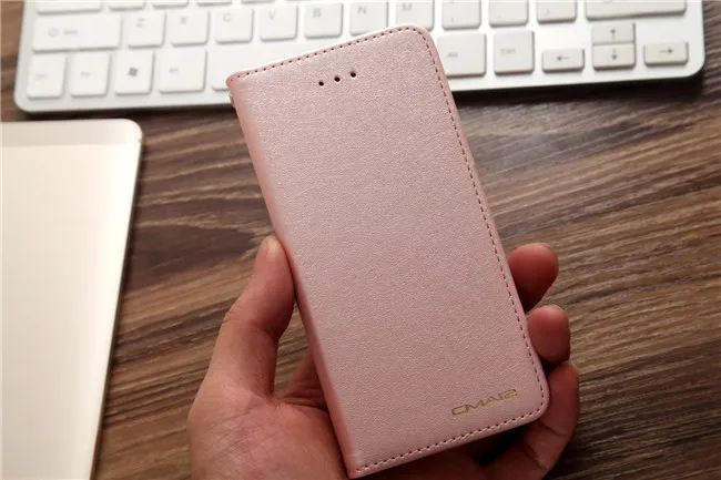 Rose Gold Для iPhone 7 чехол, кожаный Шелковый Магнитный Флип-кошелек, чехол для iPhone 11 Pro Max 7 8 Plus 6S X XS XR XS Max, чехол с карманом для карт - Цвет: Rose Gold