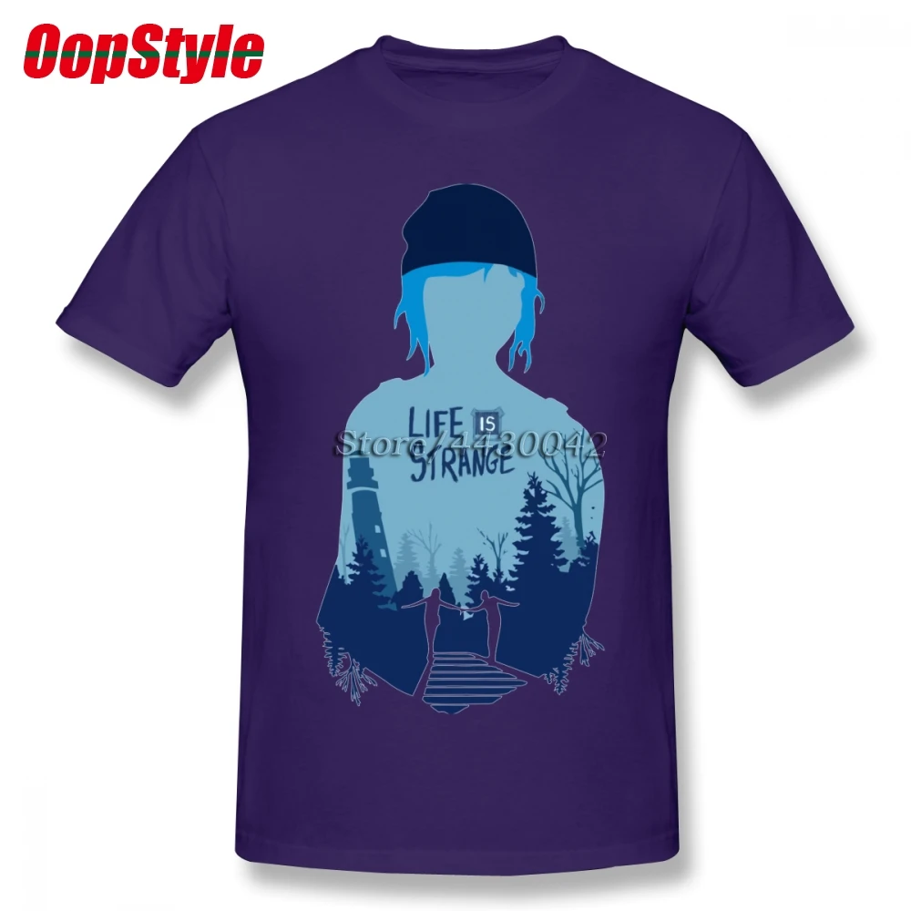 Игра жизнь странная футболка для мужчин дропшиппинг Лето короткий рукав хлопок плюс размер пользовательская Команда Тройник 4XL 5XL 6XL - Цвет: Фиолетовый