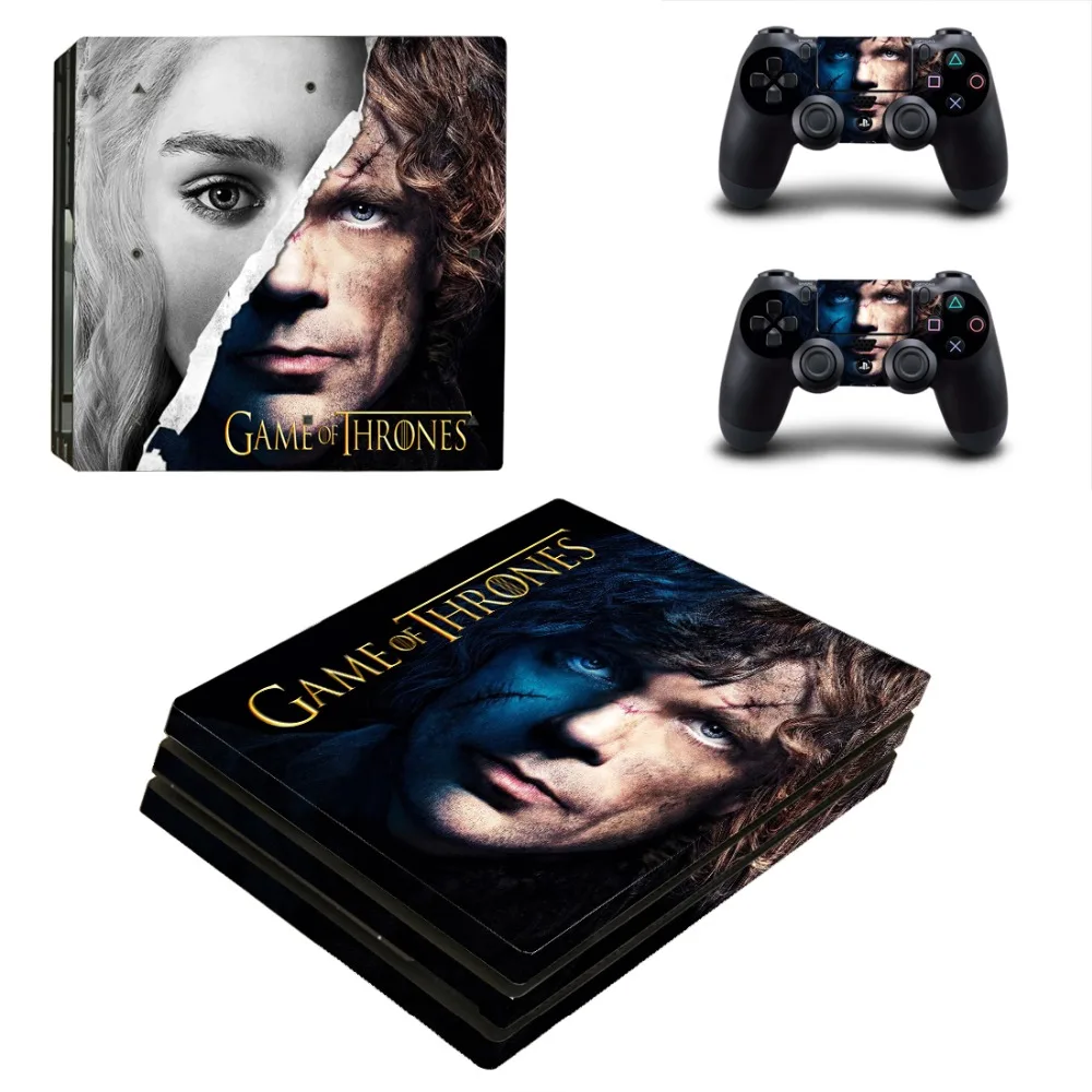 Игра престолов Зима идет PS4 Pro наклейка кожи для playstation 4 Pro консоль и контроллер