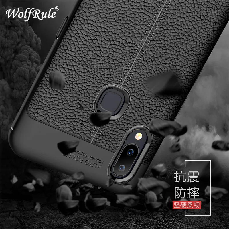 

WolfRule Vivo Nex Cases Vivo Nex A Cover Shockproof Luxury Leather TPU Back Case For BBK Vivo Nex Funda 6.59" Back FingerPrint