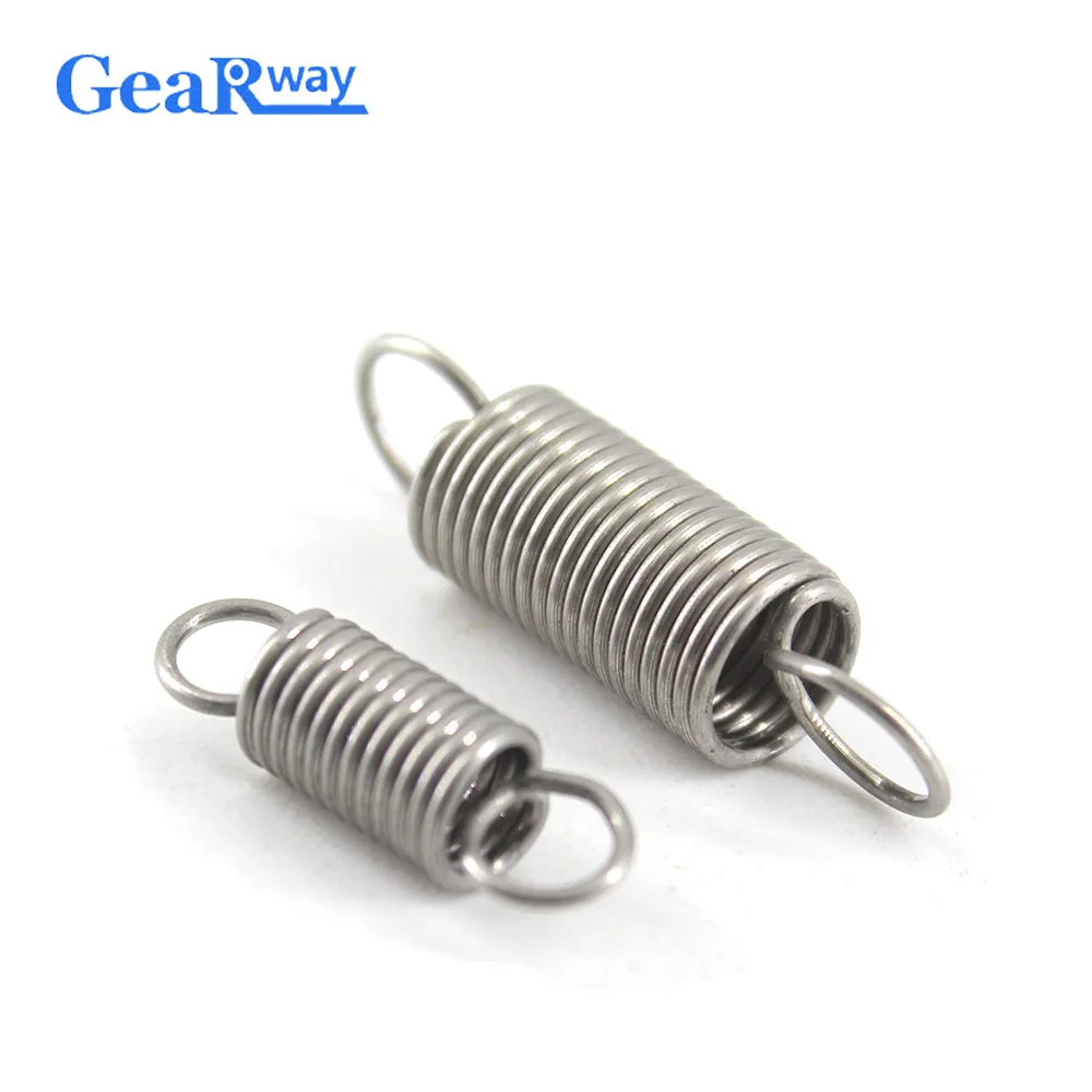 

Удлинительные пружины Gearway из нержавеющей стали толщиной 0,3 мм с крючками, 10-30 мм, 10 шт.
