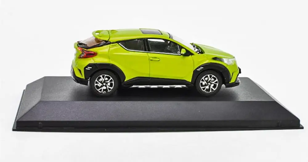 1/43 Toyota ЧР C-HR желтый литья под давлением модель автомобиля коллекция игрушек |