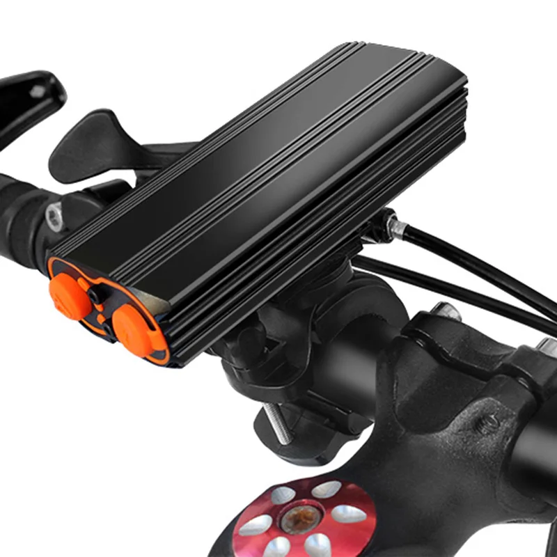 

Built-in Battery Usb Rechargeable Bicycle Light Front Bike Light Flashlight Dual LED Headlight Accessories Retail/ Hot