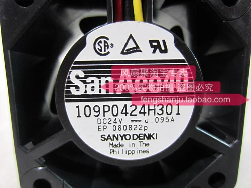 Original Sanyo 109P0424H301 24V 0.095A 4CM 4028 40 * 28 Large air volume cooling fan... | Компьютеры и офис