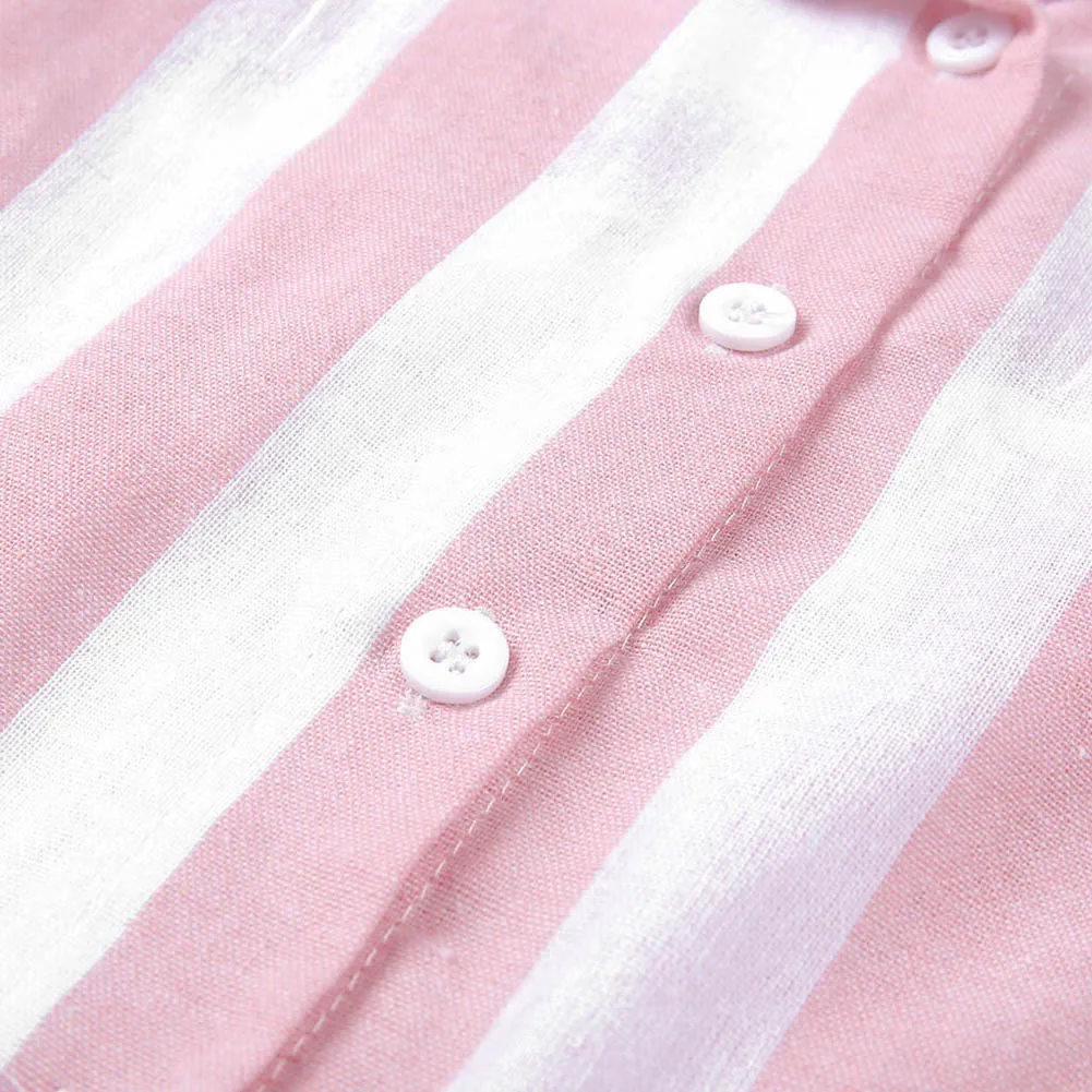 Женская Повседневная полосатая укороченная блузка с коротким рукавом и