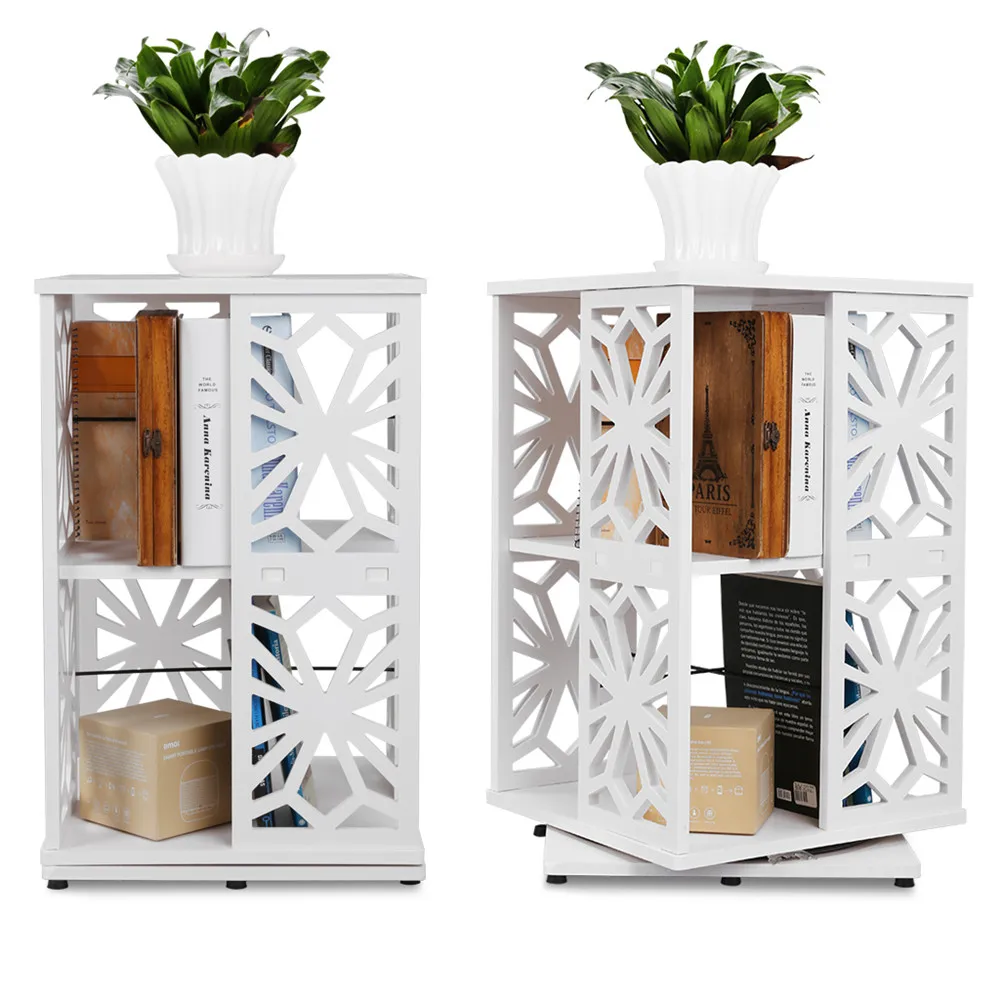 Finether 2 уровня модульный вращающийся на 360 градусов выдвижной деревянный