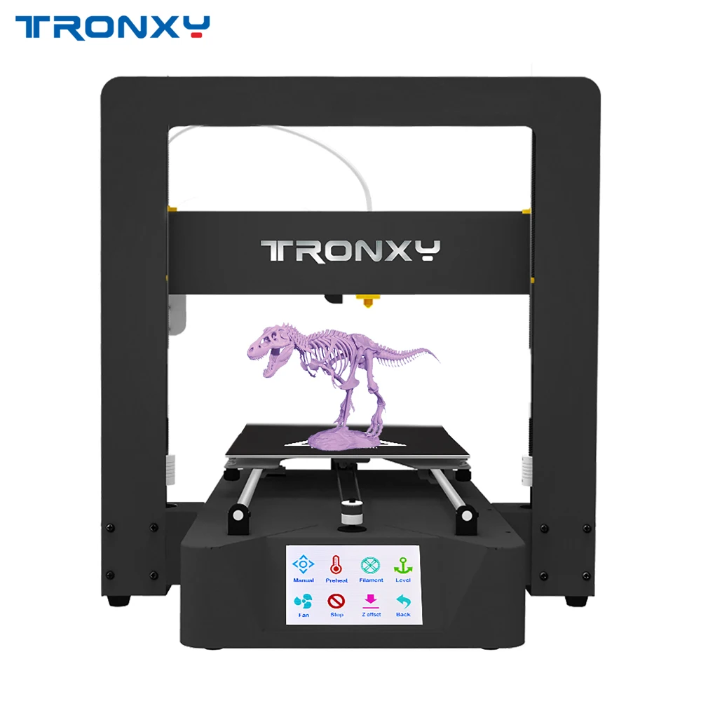 TRONXY X6A лист металла 3d принтер 220x220x220 мм размер печати с 3,5 дюймовым сенсорным экраном автоматическое выравнивание нити из датчика