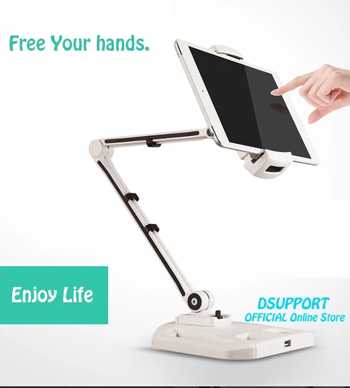 Складной держатель для планшетного ПК из алюминиевого сплава с полным вращением