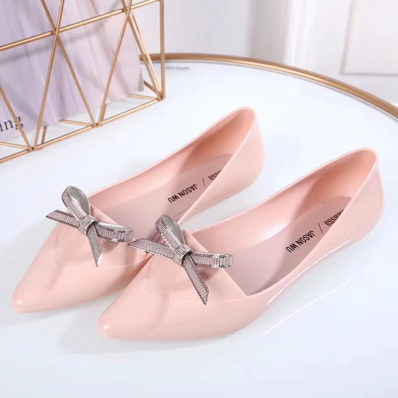 Женские сандалии Melissa летние прозрачные с нескользящей подошвой Дамская