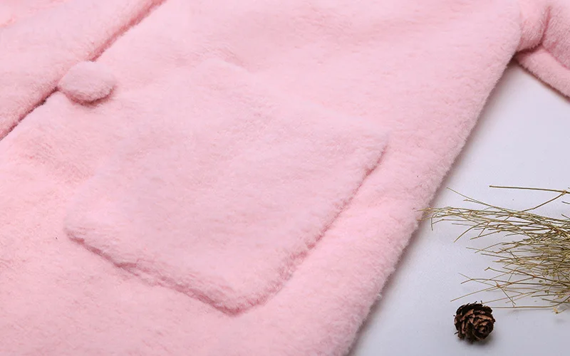 Kawaii Macaroon цвета женские Зимние флисовые теплые длинные пальто Верхняя одежда с длинным рукавом пальто с капюшоном милые