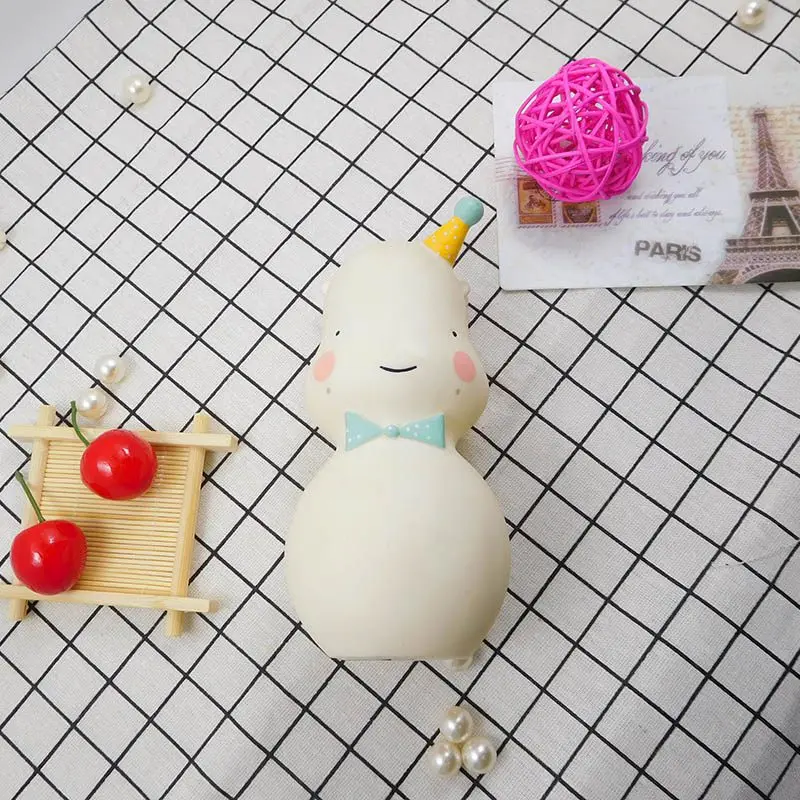 2018 коробка Бегемот светодио дный LED мультфильм ночное освещение в доме украшения