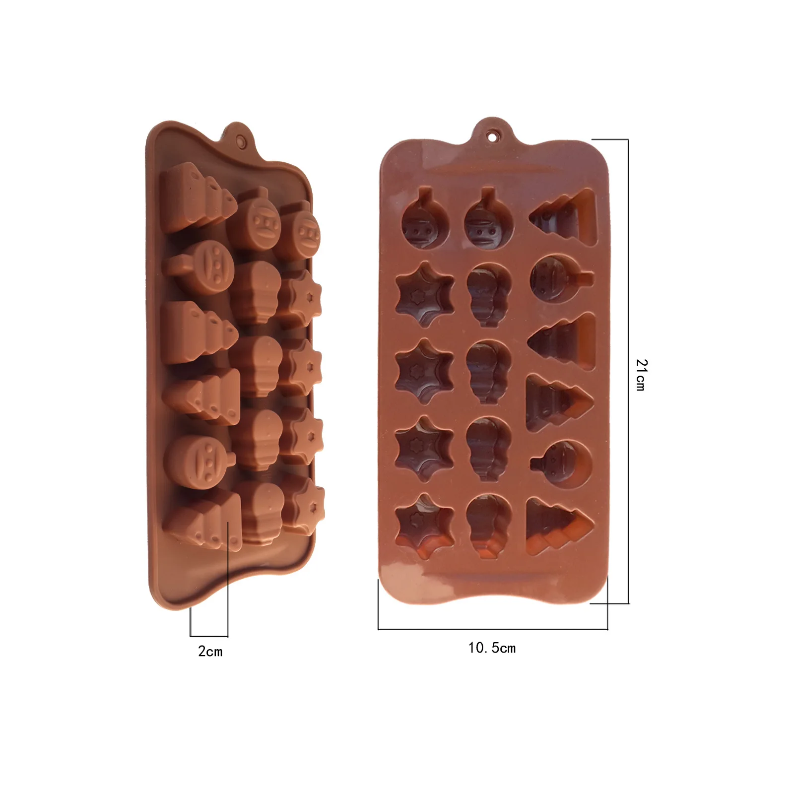 Силиконовые Звездное дерево шоколадные формы для желе или льда торта Формы