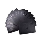 Водонепроницаемые игральные карты, пластиковые карты, коллекция черных алмазных покерных карт, креативный подарок, стандартные игральные карты, покер