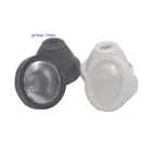 10 шт., светодиодные линзы коллиматор отражатель Cree XP-E, XP-G, 15, 30, 45, 60 градусов, 20 мм, светодиодные линзы коллиматор отражатель, черныйбелый держатель для Cree XPE XPG XTE Светодиодная лампа