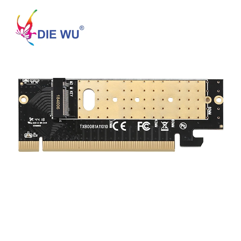 PCIE X16 к M.2 M ключ NVMe SSD Ethernet адаптер M-Key интерфейс карты расширения высокая скорость