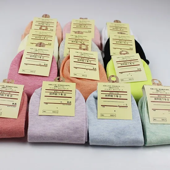 5 пар/лот новые модные носки карамельных цветов для женщин и девочек повседневные