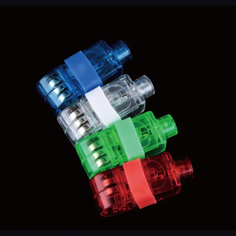 100 шт./лот светодиодные световые кольца для пальцев лазерные светящиеся мигающие