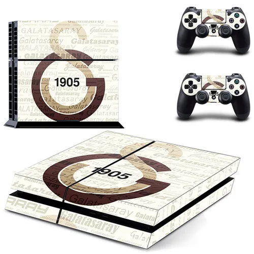 DPTM0849 Galatasaray 1905 футбольная команда наклейка для PS4 Наклейка Виниловая наклейка для sony Playstation 4 консоли и 2 контроллера наклейка для PS4 стикер - Цвет: DPTM0849