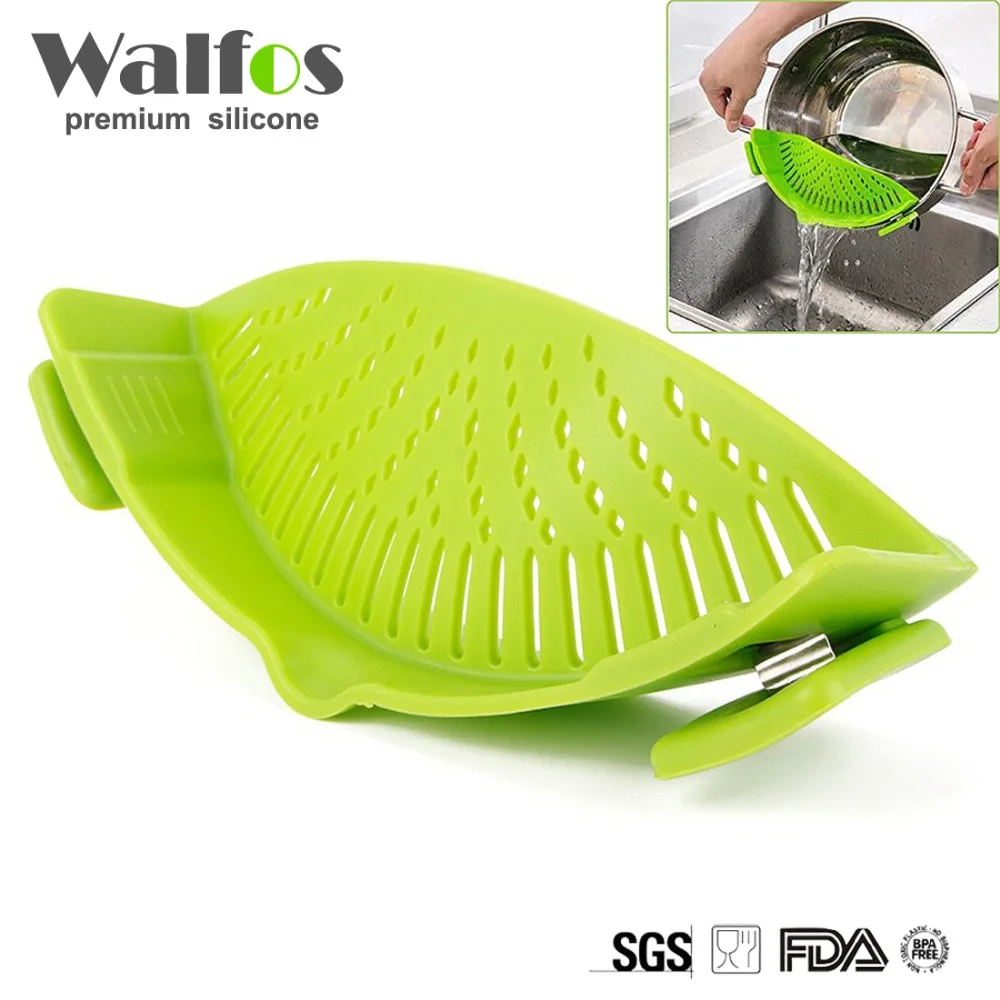 WALFOS силиконовые многофункциональные воронки ситечко кастрюля чаша для