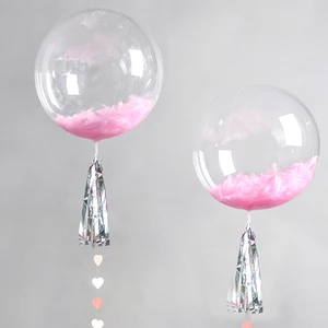 Воздушный шар из ПВХ, прозрачный, 101824 дюйма, 20 шт.