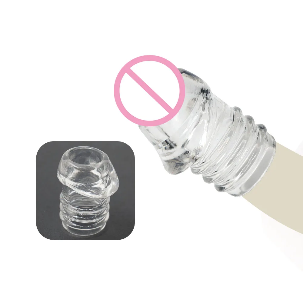 Кольцо-корректор с прозрачной плотью фиксирующее кольцо для мужчин интимные