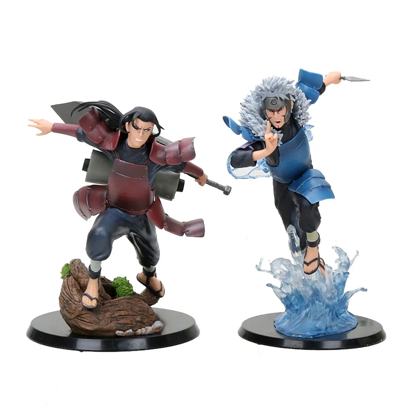 Аниме Наруто Shippuden Jiraiya Hyuuga Hinata Kurama Senju Hashirama Minato фигурка ПВХ игрушка Brinquedos|Игровые