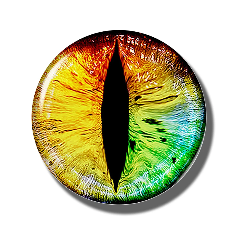 Драконий глаз кабошон с фото стекло 25 мм круглый плоский задний стеклянный