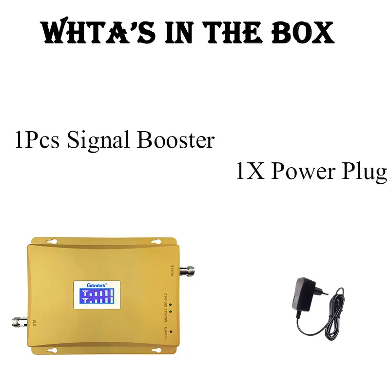 

Lintratek Booster 3G 2100MHz GSM 900Mhz Dual Band Cell Phone Signal Booster GSM 900 2100 UMTS Signal Repeater Amplifier @6.2