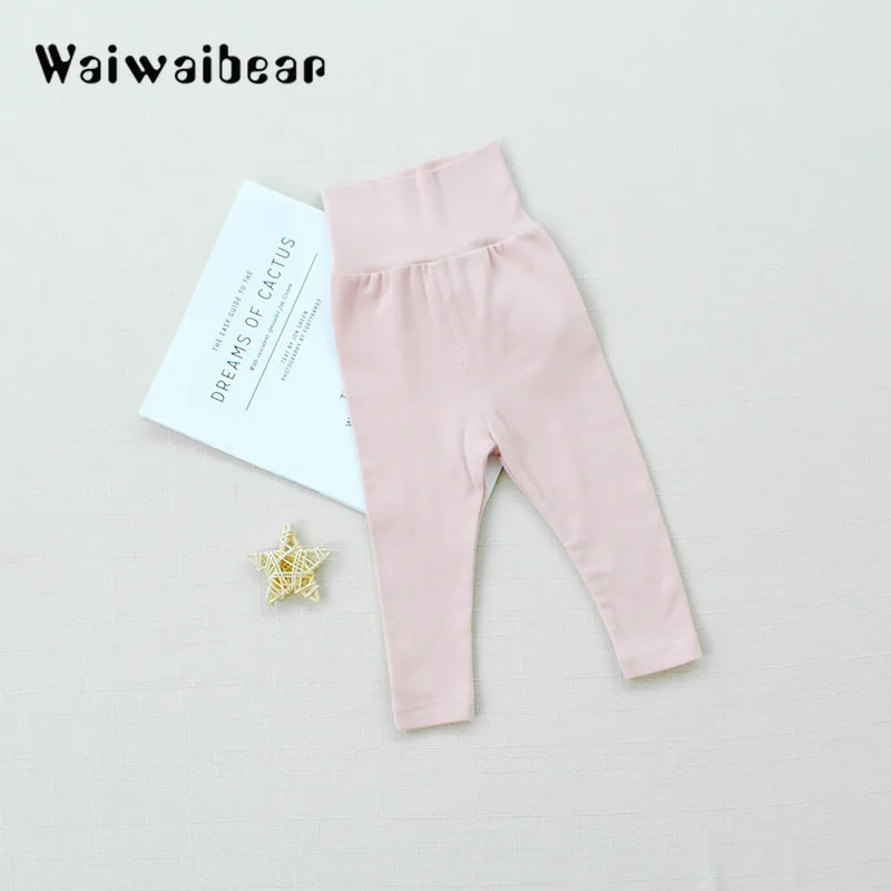 Waiwaibear/Новые осенне-зимние штаны для малышей плотные новорожденных мальчиков и