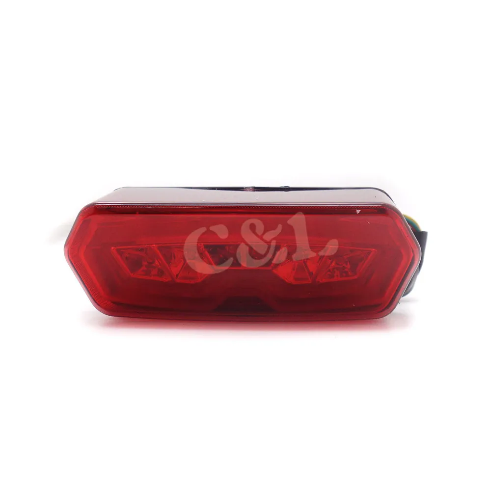 Красный светодиодный сигнал поворота заднего хода для мотоцикла Honda Grom 125 MSX CB/CBR650F