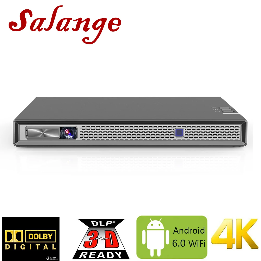 T5 мини проектор 4K DLP Android проектор Full HD настоящий 3D с батареей, авто Keystone, WiFi светодиодный Smart Proyector Bluetooth