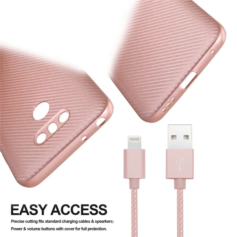 Новый текстурный чехол из углеродного волокна для телефона LG G6 K8 K10 роскошный